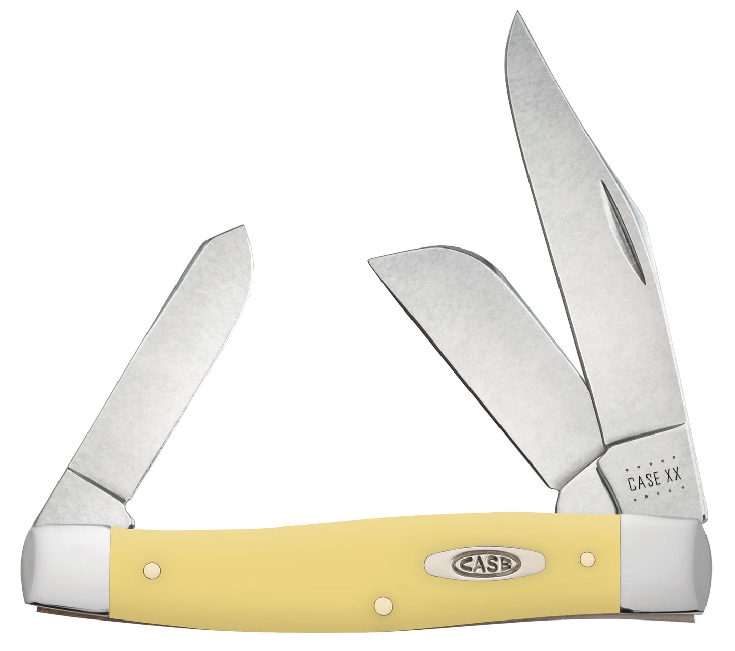 Case Knife Yellow Synthetic Stockman CS 00203
