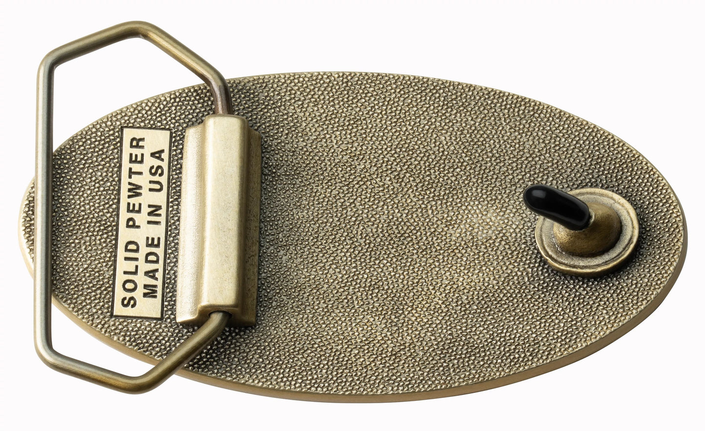 Case Buckle Oval Brass 00934