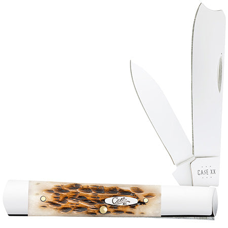 Case Knife Amber Bone Razor 10722