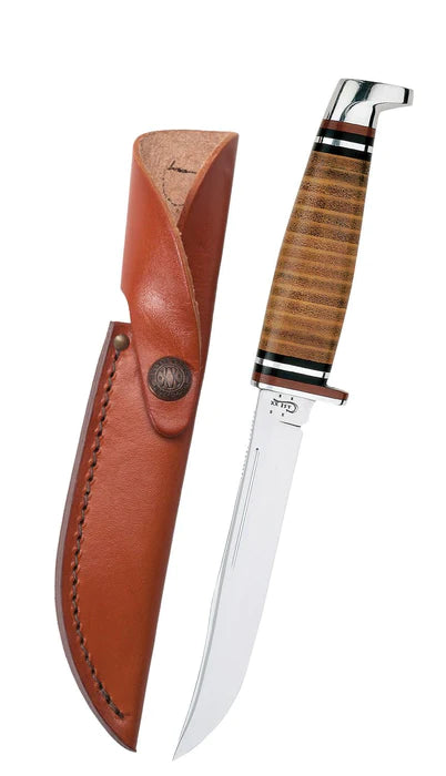 Case Knife Leather Hunter with Sheath 00381