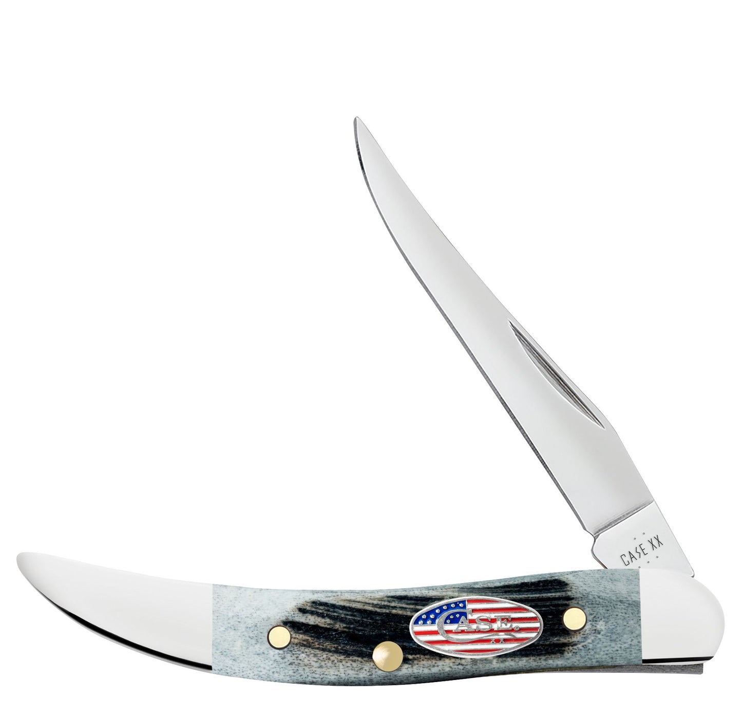 Case Knife Gray Bone Sawcut Small Texas Toothpick 53064