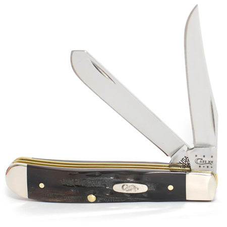 Case Knife Buffalo Horn Mini Trapper 65016
