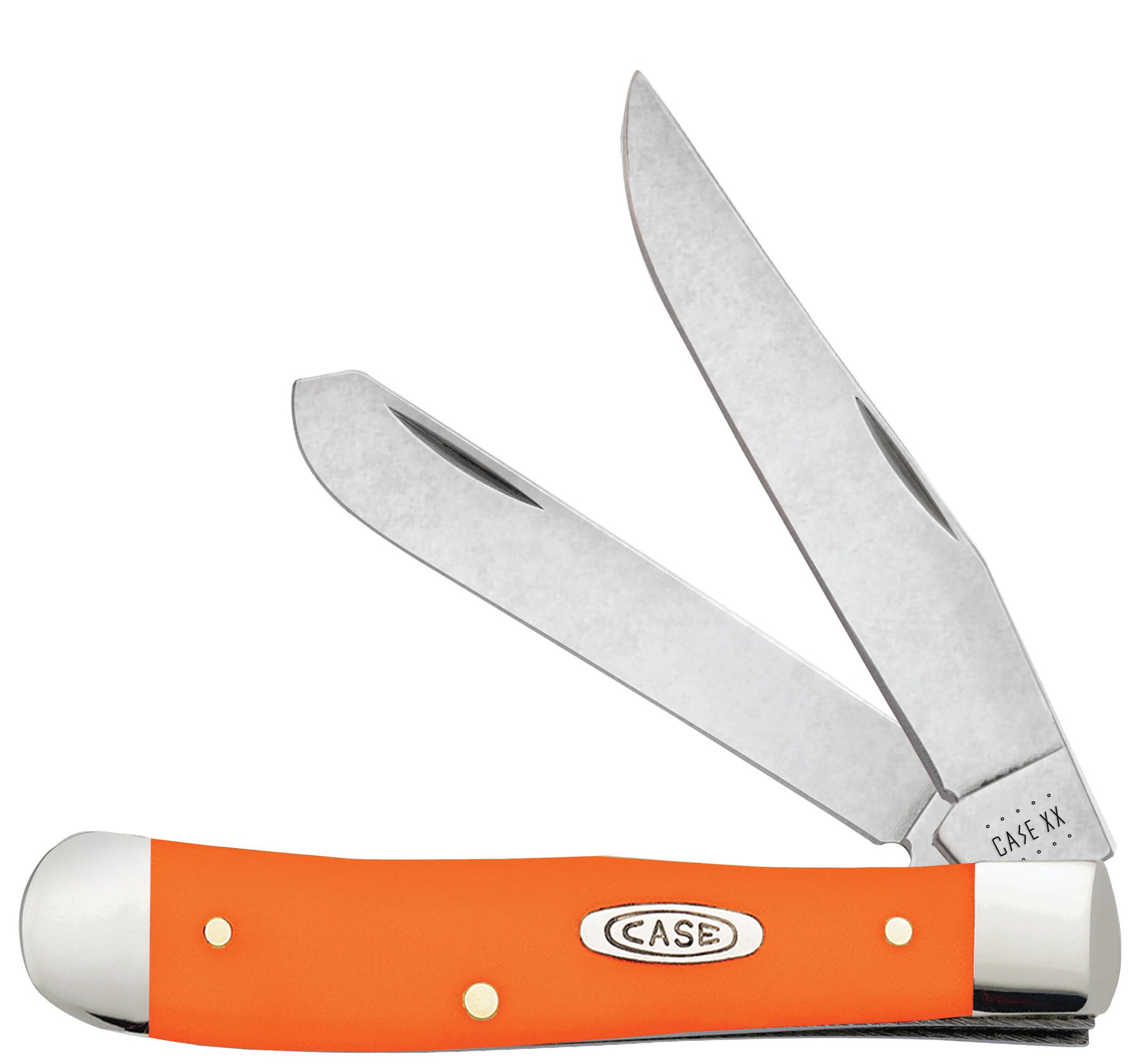 Case Knife Orange Synthetic Trapper 80500