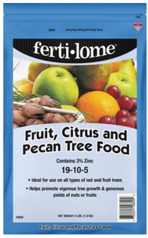 Fertilome Fruit, Citrus and Pecan Tree Food 19-10-5 4lbs
