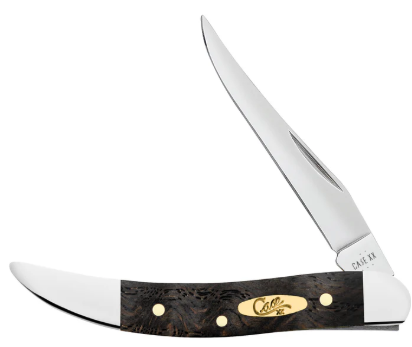 Case Knife Black Curly Oak Small Texas Toothpick 14009