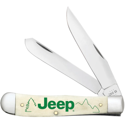 Case Knife Jeep Natural Bone Trapper 27013