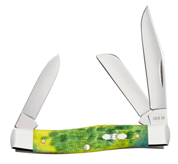 Case Knife Green Apple Medium Stockman 27862