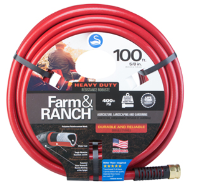 Swan Farm and RANCH Water Hose - 100' x 5/8"