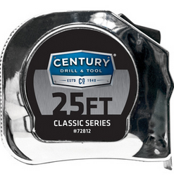Century 25' Tape Measure