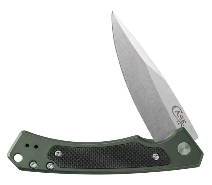 Case Knife Green Anodized G10 Marilla Inlay 25883