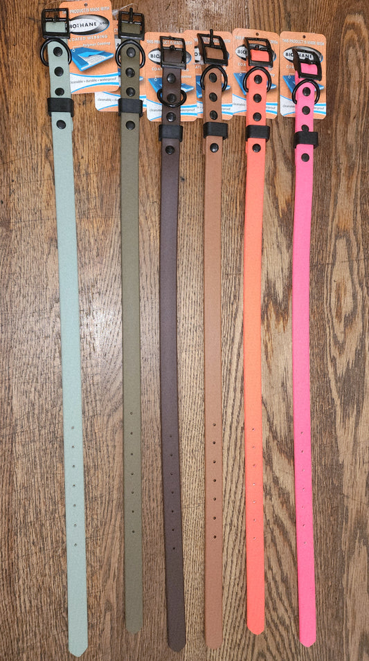 Biothane Coated Nylon Dog Collar Medium