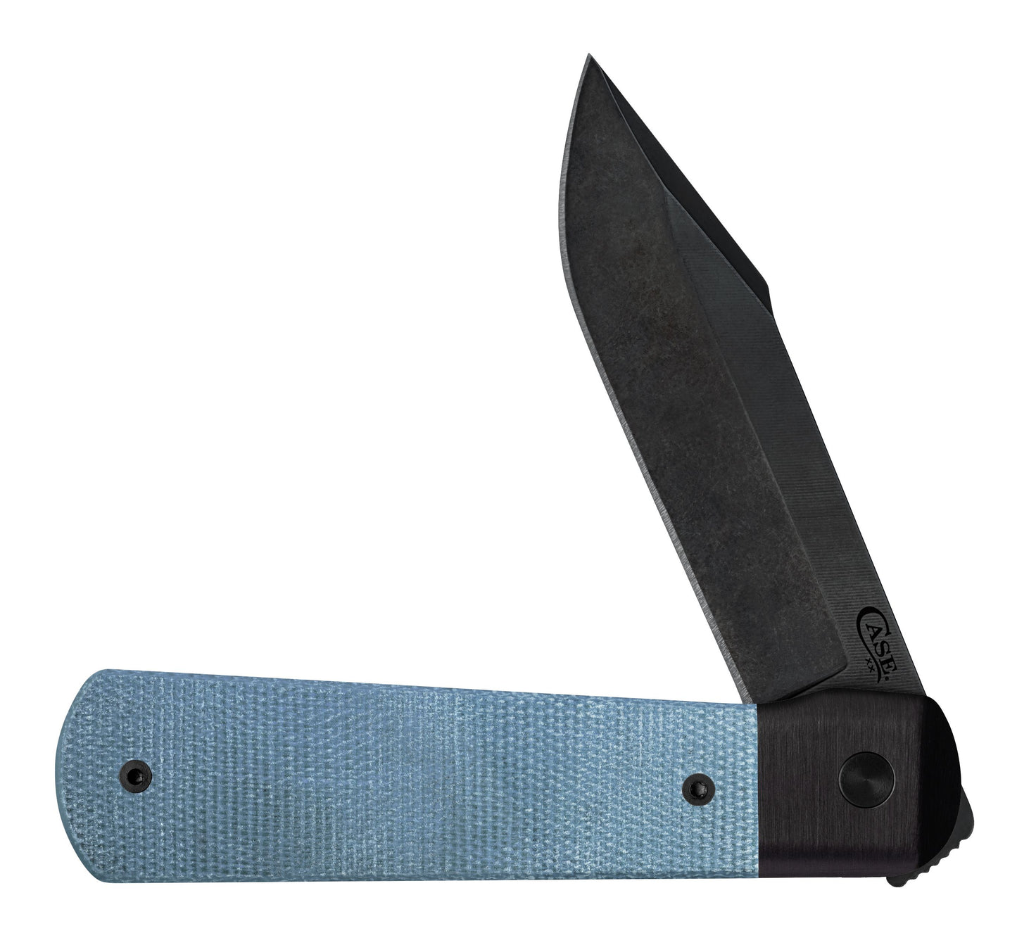 Case Knife Black Anodized Aluminum Blue Denim 10845