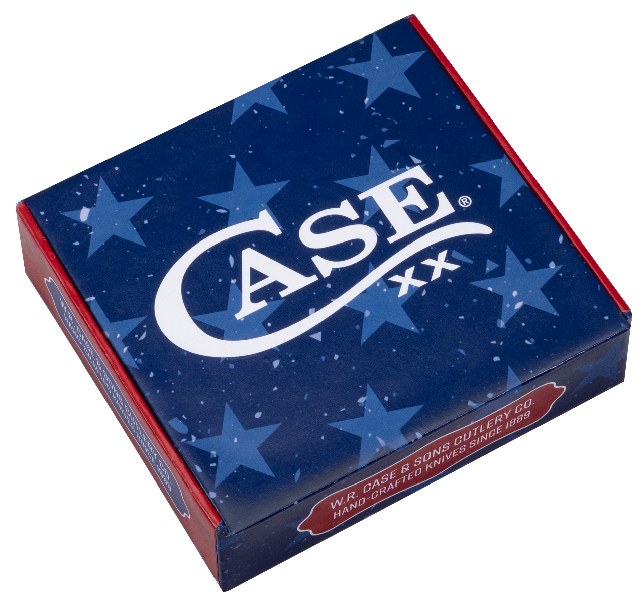 Case Knife Navy Blue Synthetic Smooth Medium Stockman 10863