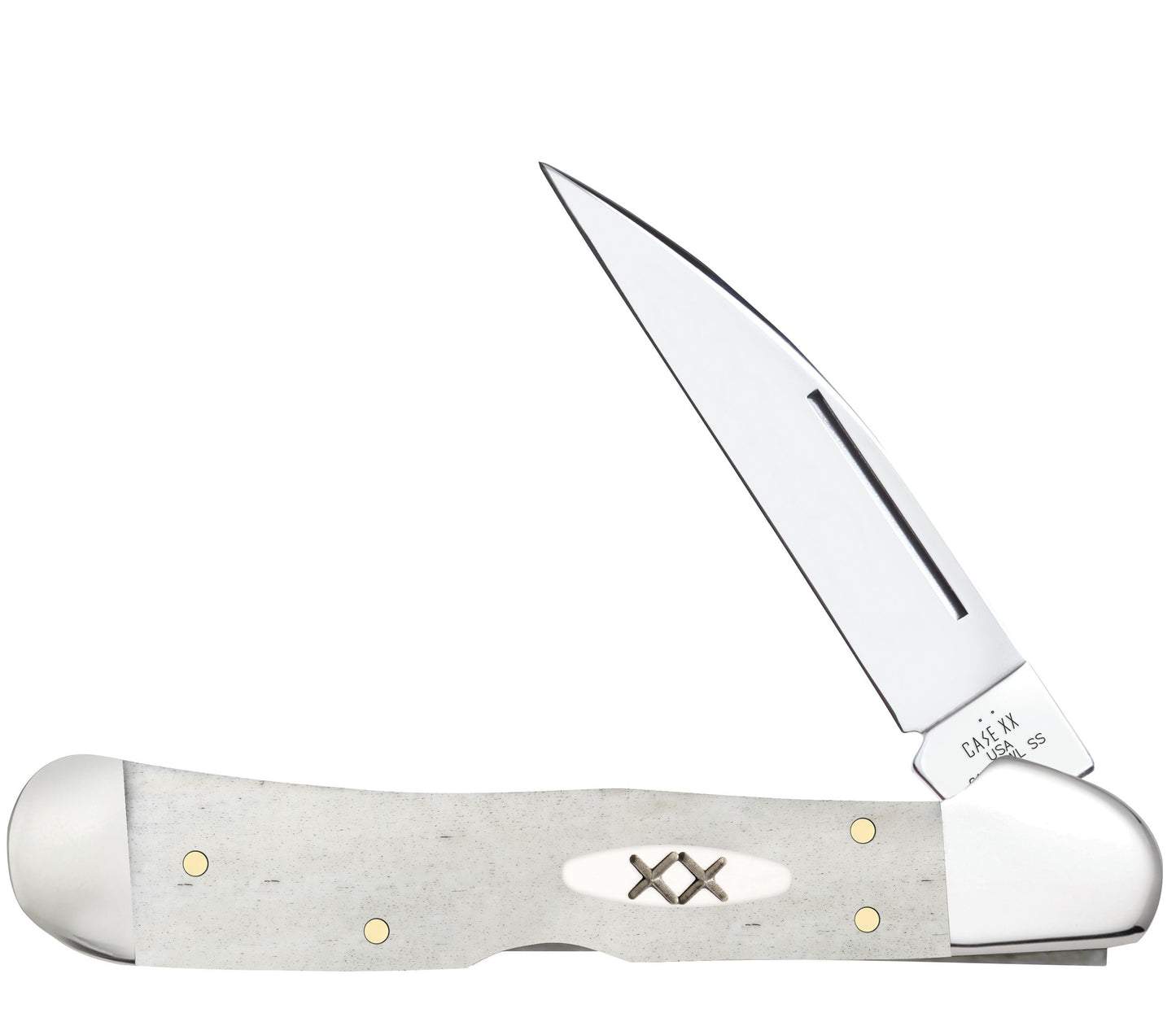 Case Knife Natural Bone Copperlock 13319