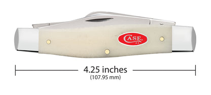 Case Knife Natural Bone Smooth Large Stockman 14025