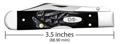 Case Knife Black Synthetic Rough Jig Cheetah Cub 18243