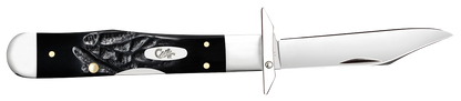 Case Knife Black Synthetic Rough Jig Cheetah Cub 18243