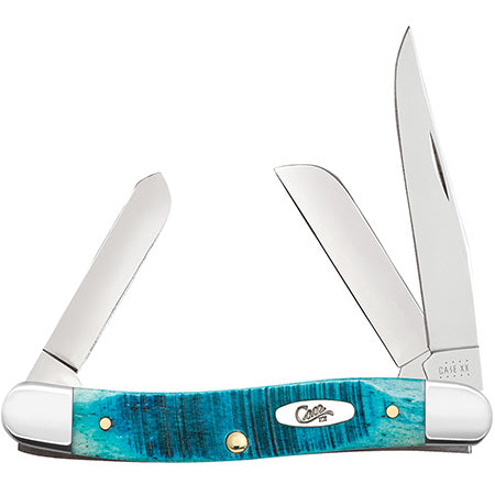 Case Knife Caribbean Blue Stockman 25597