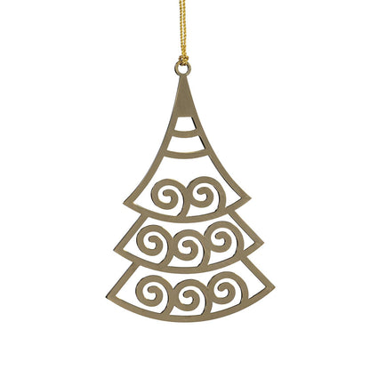 Brass Tree Ornament
