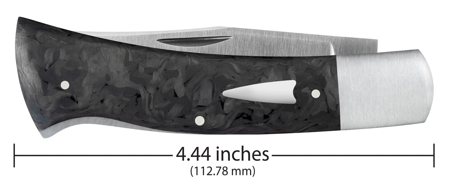Case Knife Ruple Marbled Carbon Fiber Axe Handle 47542