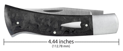 Case Knife Ruple Marbled Carbon Fiber Axe Handle 47542