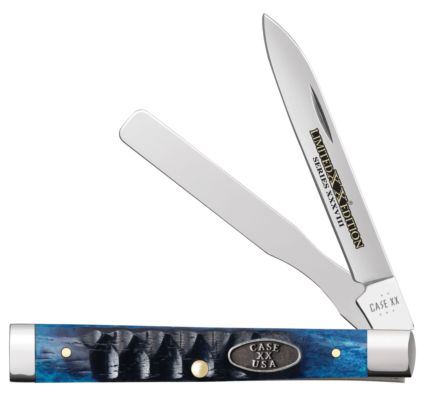 Case Kinfe Limited XX Edition Ocean Blue Bone Gator Baby Doc 53986