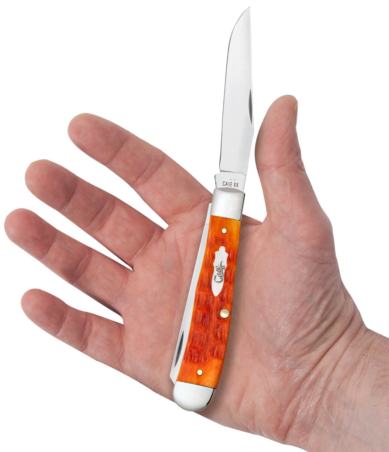 Case Knife Tequila Sunrise Bone Jig Trapper 57530