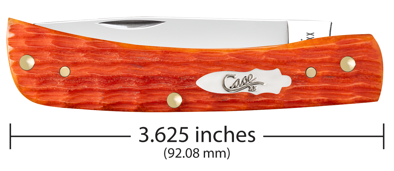 Case Knife Tequila Sunrise Bone Jig Sod Buster Jr 57533