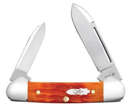 Case Knife Tequila Sunrise Bone Jig Mini Trapper 57531