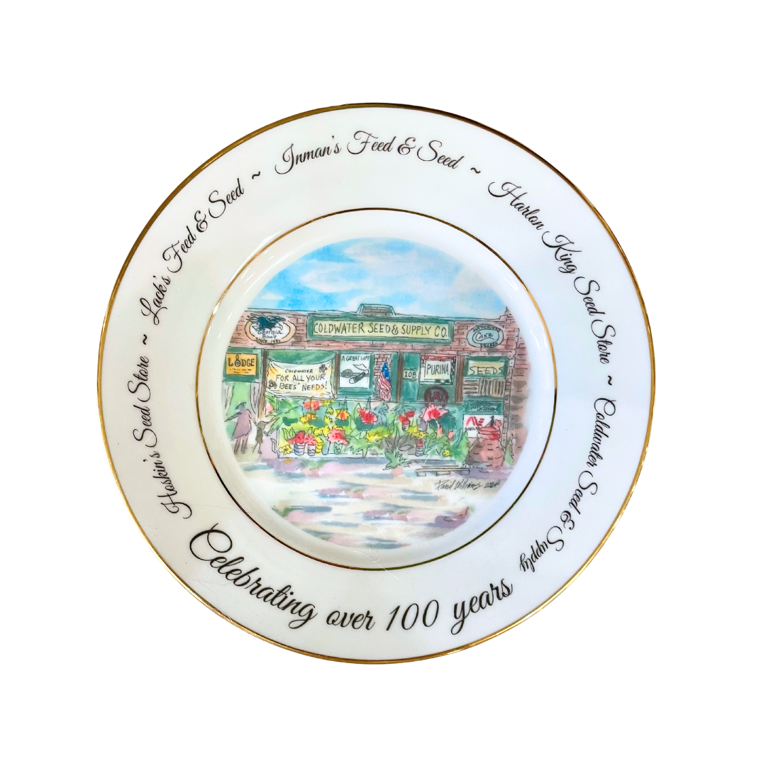 Coldwater Seed & Supply Commemorative Plate