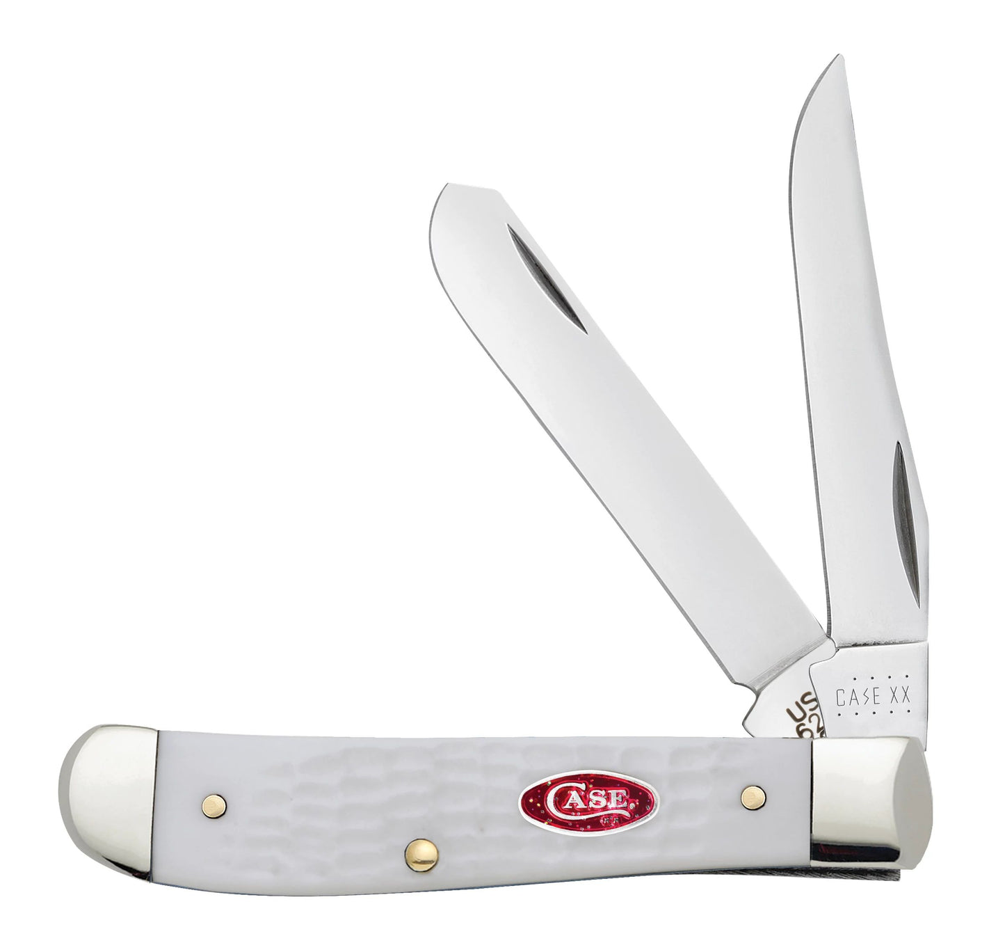 Case Knife SparXX White Synthetic Jig Mini Trapper 60186