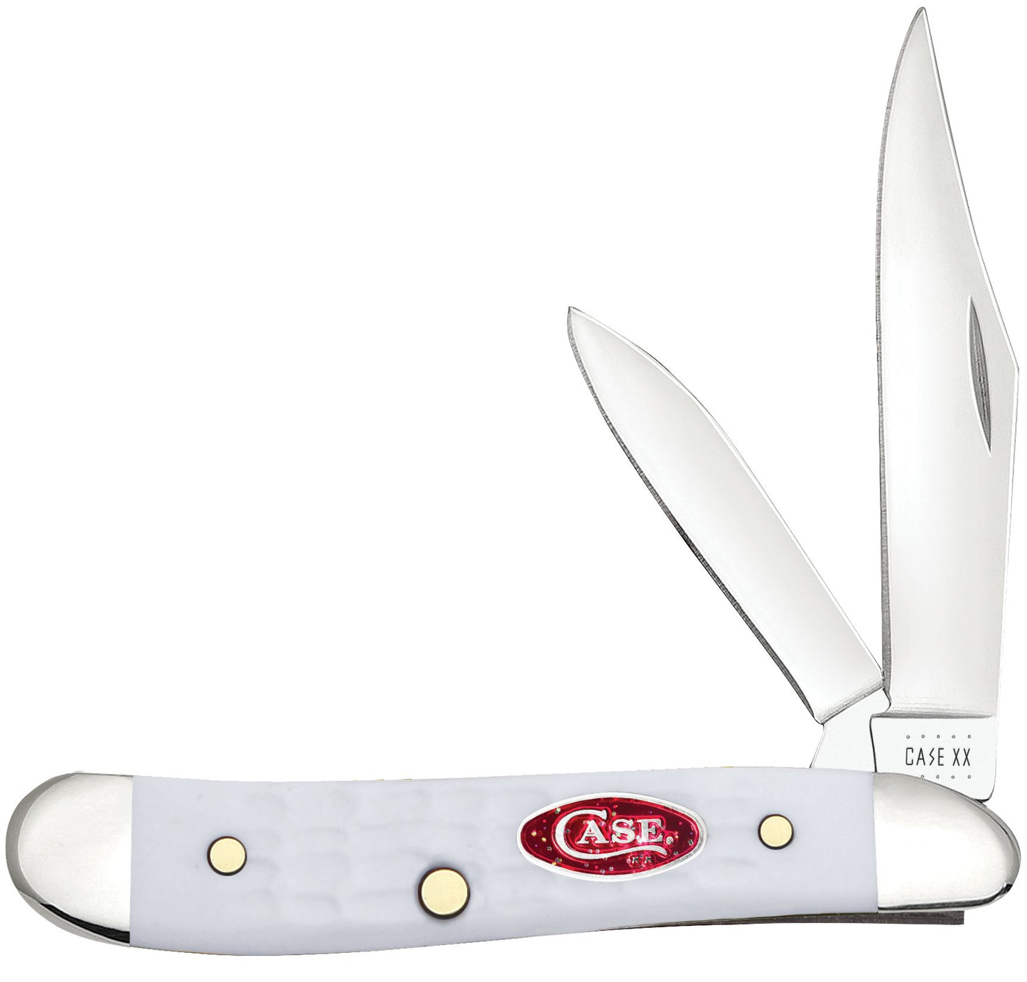 Case Knife SparXX White Synthetic Peanut 60188