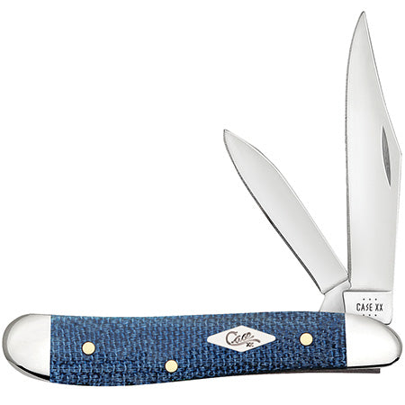 Case Knife Blue Denim Peanut 60514