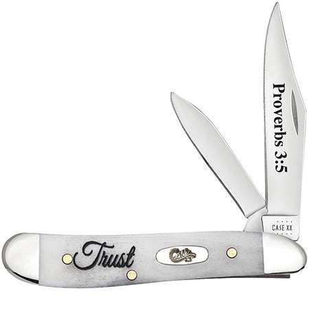 Case Knife Peanut Proverbs 3:5 60867