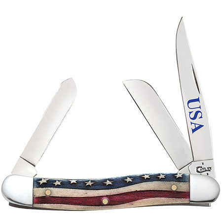 Case Knife Star Spangled Stockman 64136