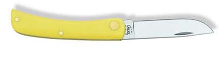 Case Knife Yellow Synthetic Sod Buster 80032
