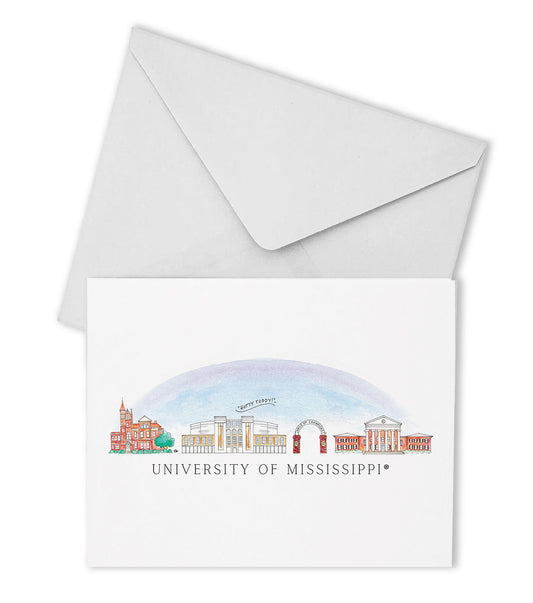 Mississippi Skyline Boxed Note Cards