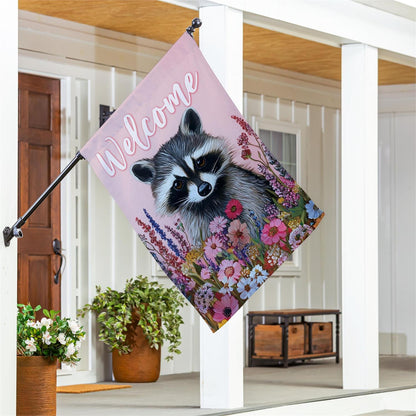 Raccoon House Flag