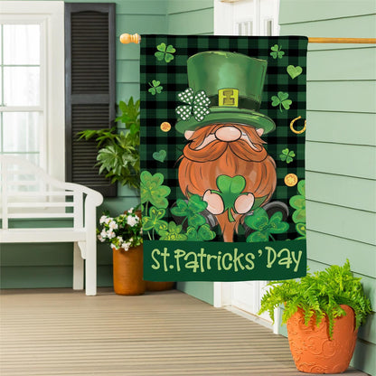 St. Patrick's Day Leprechaun House Flag