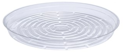 Clear Saucer 14 inch