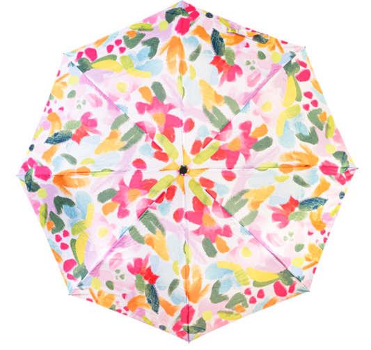 In Bloom Motif Compact Umbrella