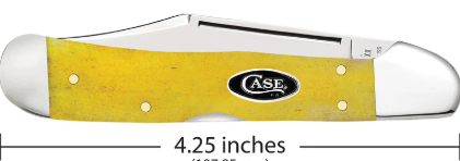 Case Knife Yellow Bone CopperLock 20025