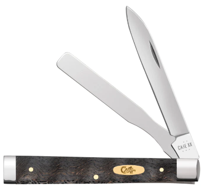 Case Knife Black Curly Oak Baby Doc 14007