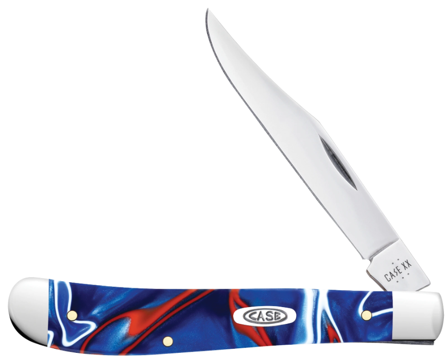 Case Knife Patriotic Kirinite Slimline Trapper 11229