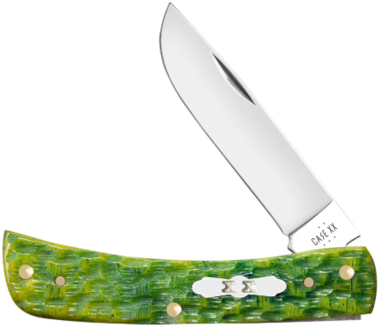 Case Knife Green Apple Sod Buster Jr 27863