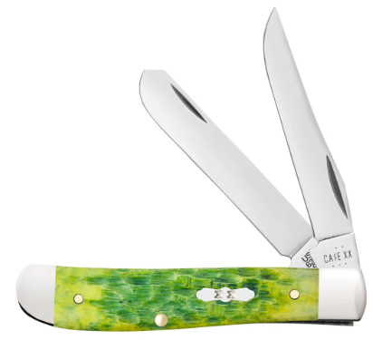 Case Knife Green Apple Mini Trapper 27861