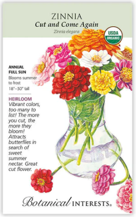 Cut and Come Again Zinnia small