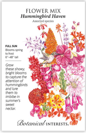 Hummingbird Haven Flower Mix