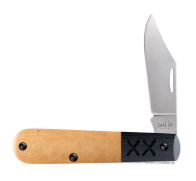 Case Knife Crossroads Smooth Maple Valley Richlite w/Black G-10 XR Barlow 53160