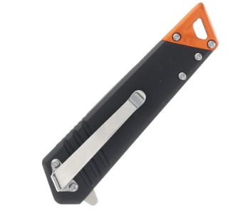 Harley Davidson TecX Blk & Org Anodized Flipper 52272